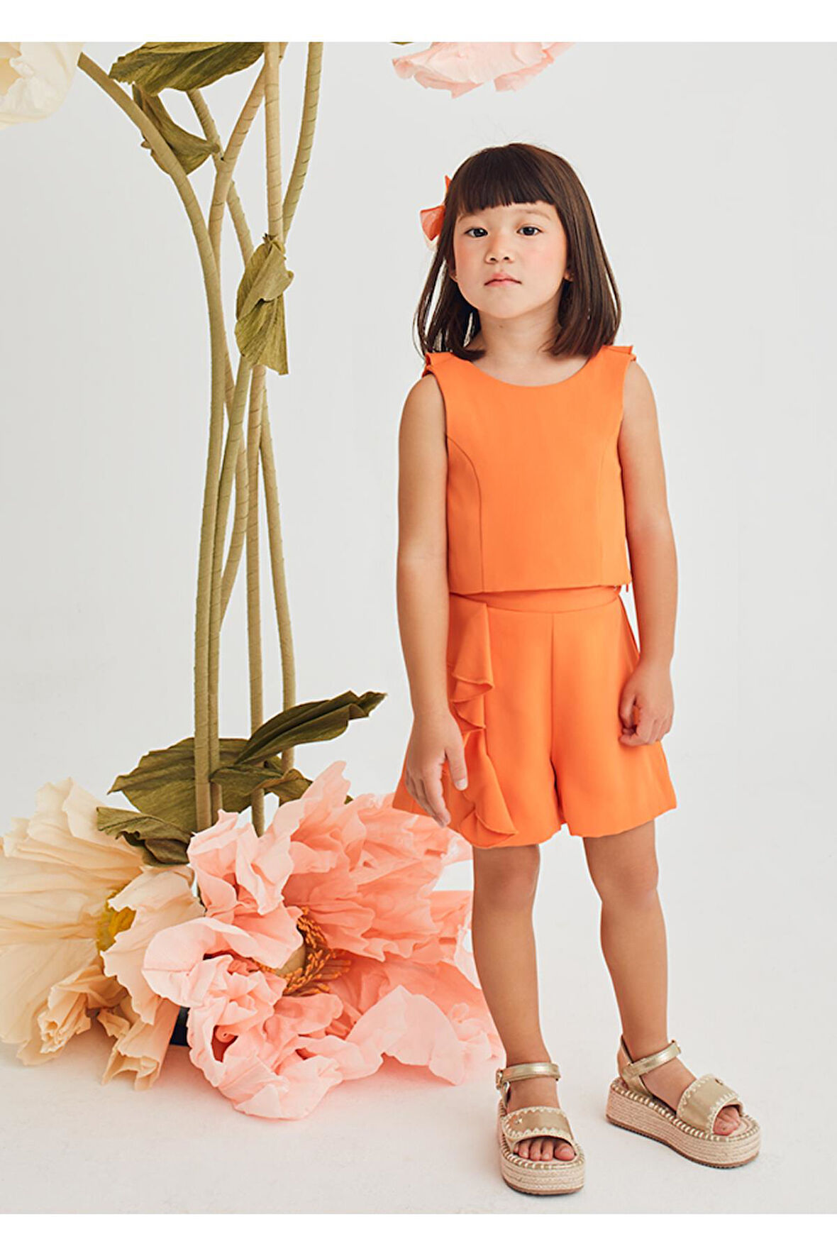 Mayoral Abel&Lula Krep Kız Çocuk Şortlu Takım_mnvs5232