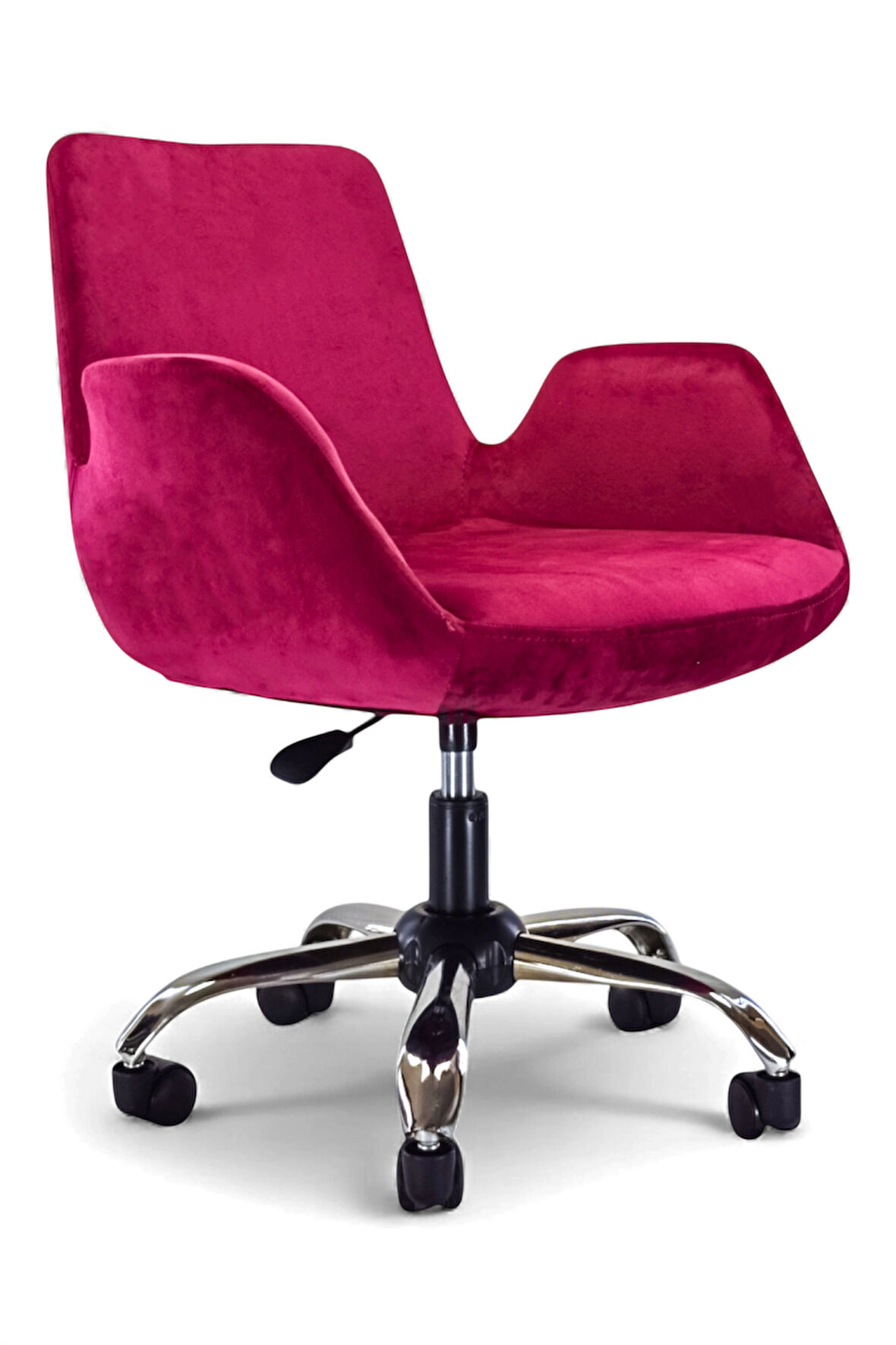 Ev Ofis Çalışma Sandalyesi | Sessiz Tekerlekli, Yüksekliği Ayarlanabilir Koltuk