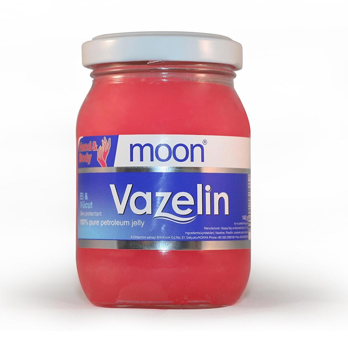 Moon Vazelin Cam Pembe