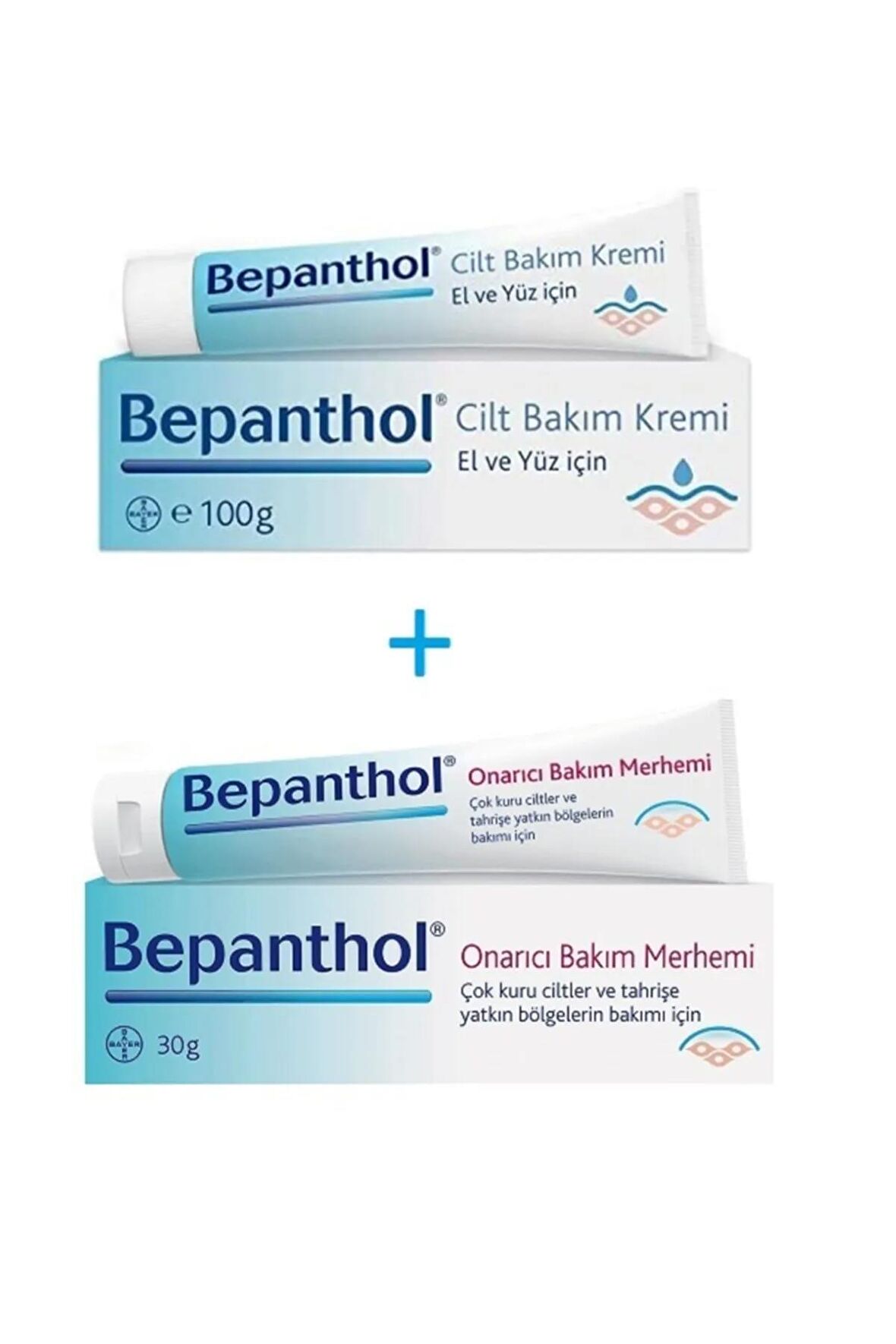 Cilt Bakım Kremi 100 gr + Onarıcı Bakım Kremi 30 gr