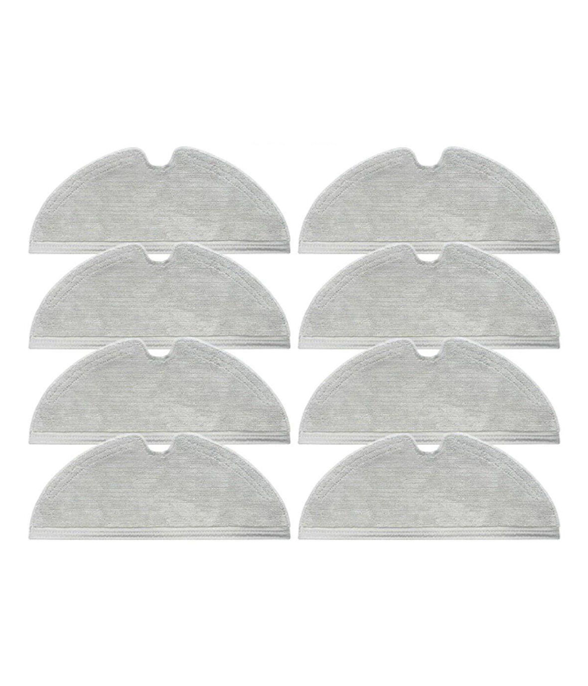 Xiaomi Vacuum Mop 2 Pro+(Kameralı) Uyumlu Yüksek Kaliteli 8 Adet Mop-Tam Yüzey Mikrofiber ve Kalın