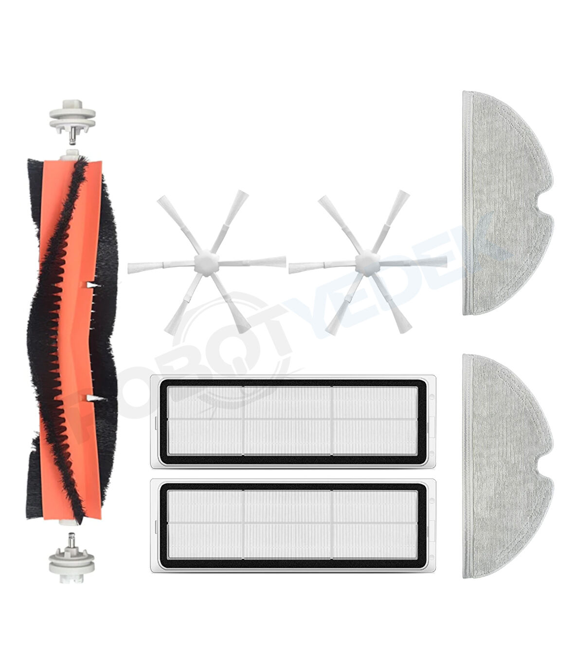 Xiaomi Vacuum Mop 2 Uyumlu Yedek Fırça Hepa Filtre Mop Seti-7 Parça