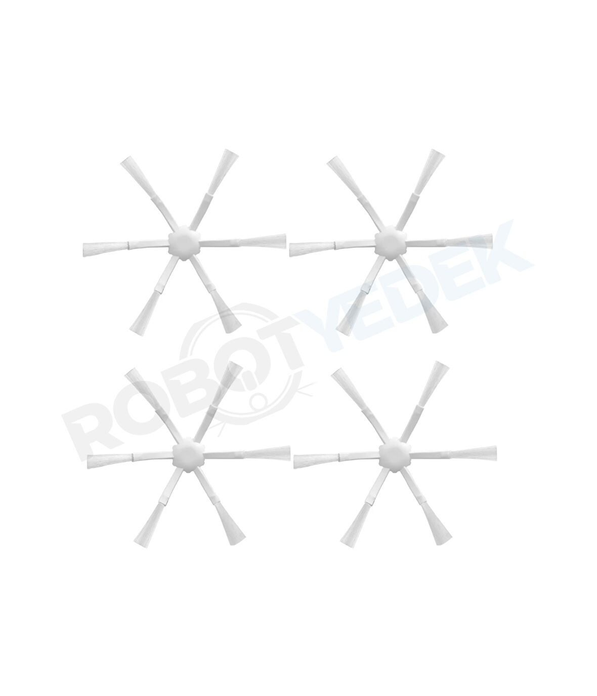 Xiaomi Vacuum Mop 2 Uyumlu Yedek Yan Fırça-4 Adet