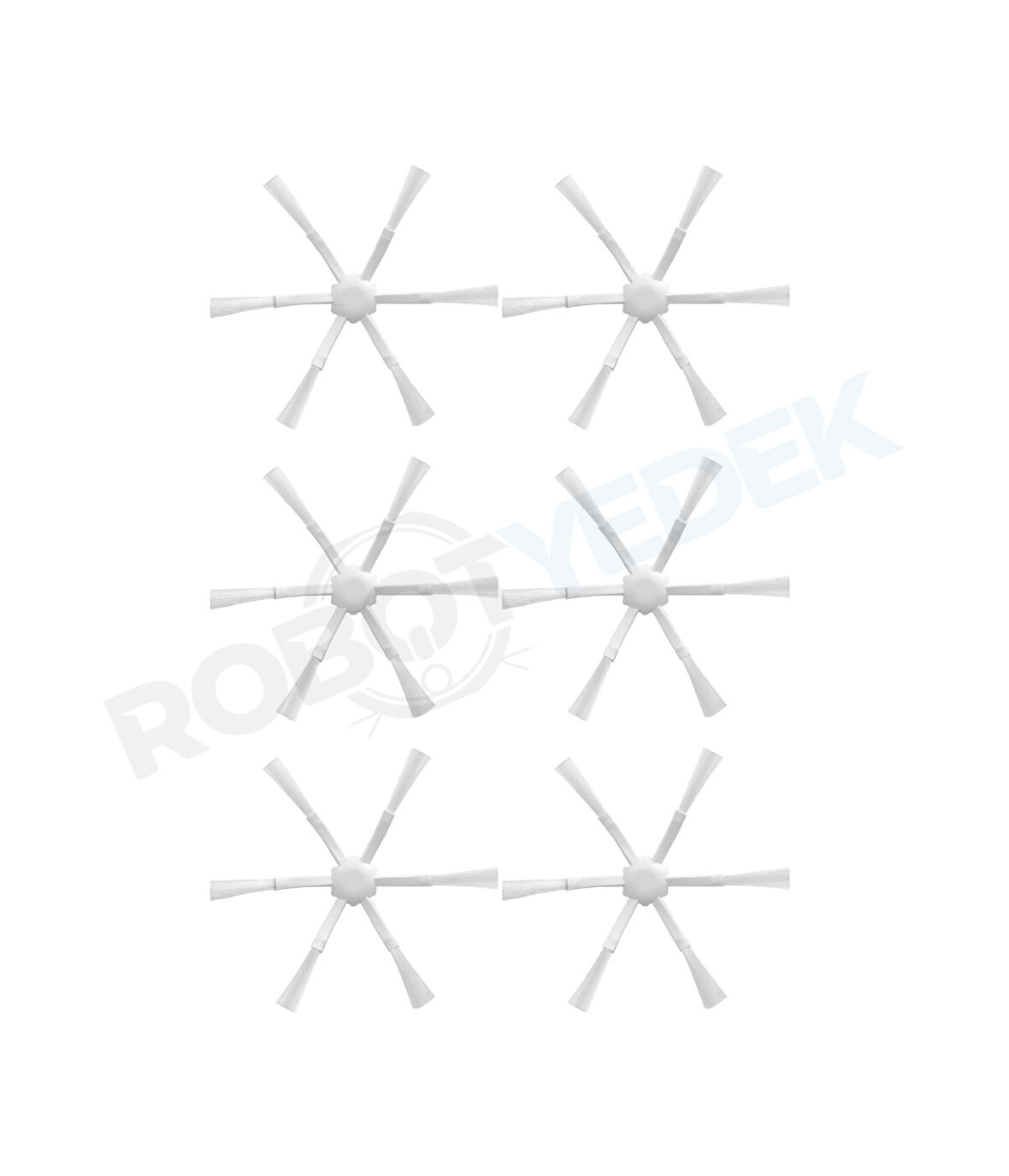 Xiaomi Vacuum Mop 2 Uyumlu Yedek Yan Fırça-6 Adet