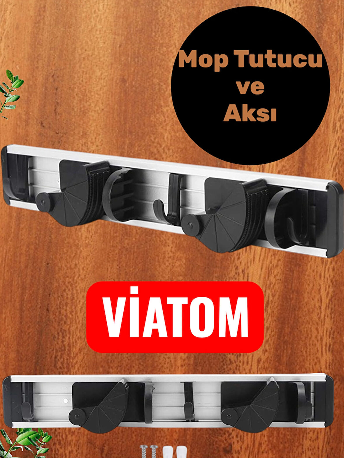 Duvara Monte Süpürge Paspas Rafı – Askı veKanca