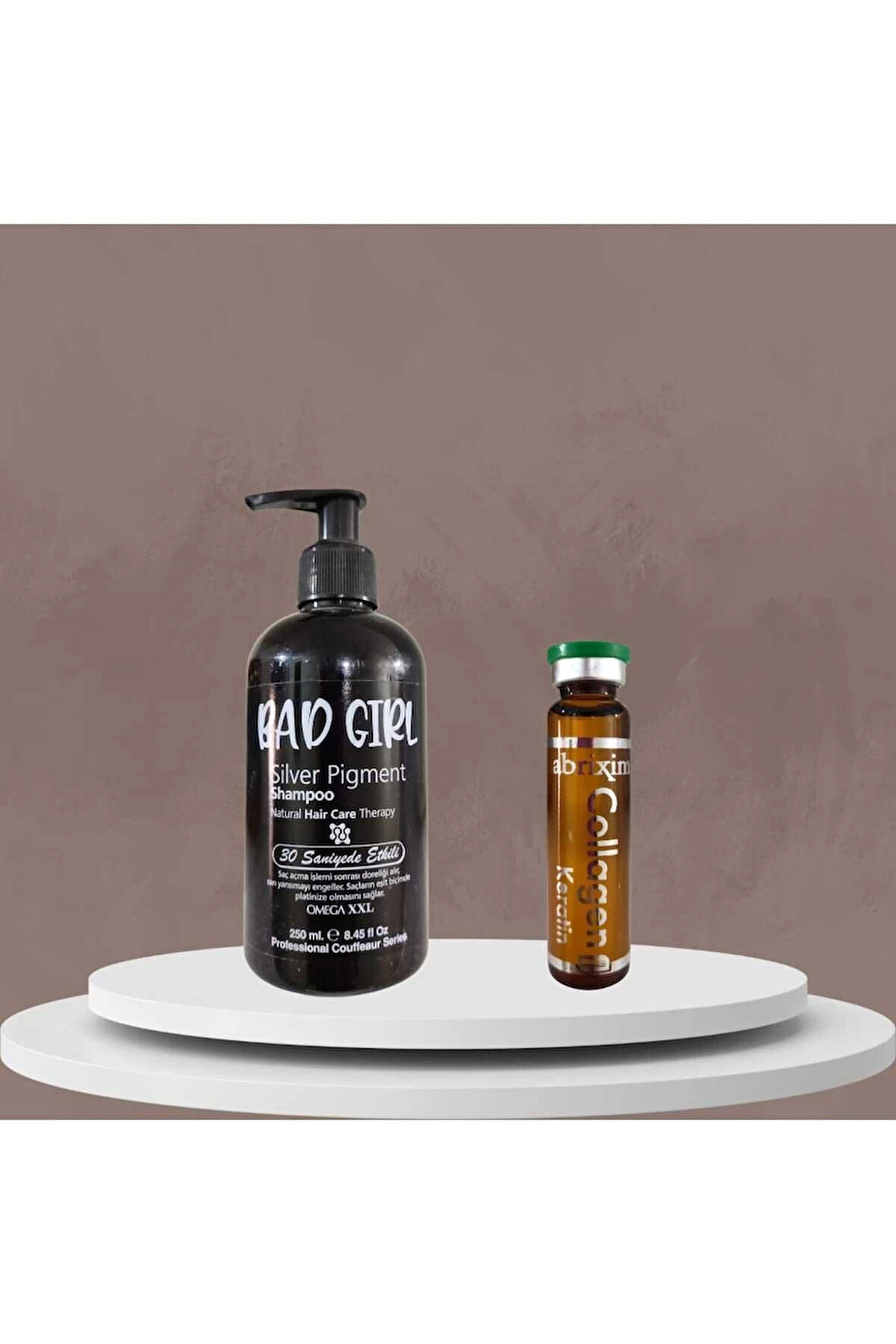 Mor Şampuan Silver Pigment 30 Saniyede Etkili 250 ml ve Collegen Keratin Serum 10 ml