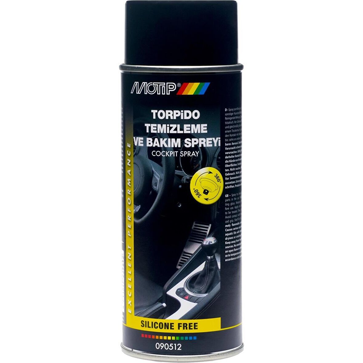 Motip Torpido Temizleme ve Bakım Spreyi 400 ml.