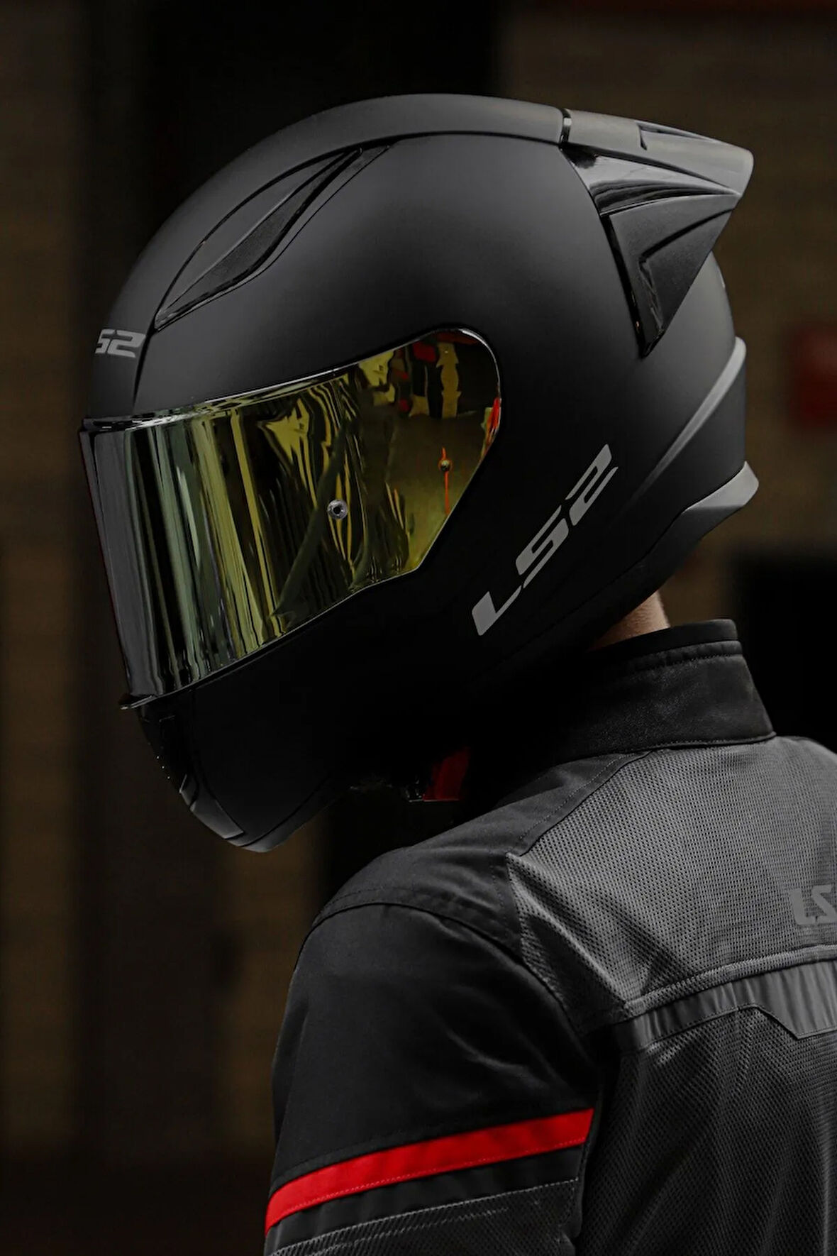 LS2 RAPID 2 RACE MAT SİYAH KASK