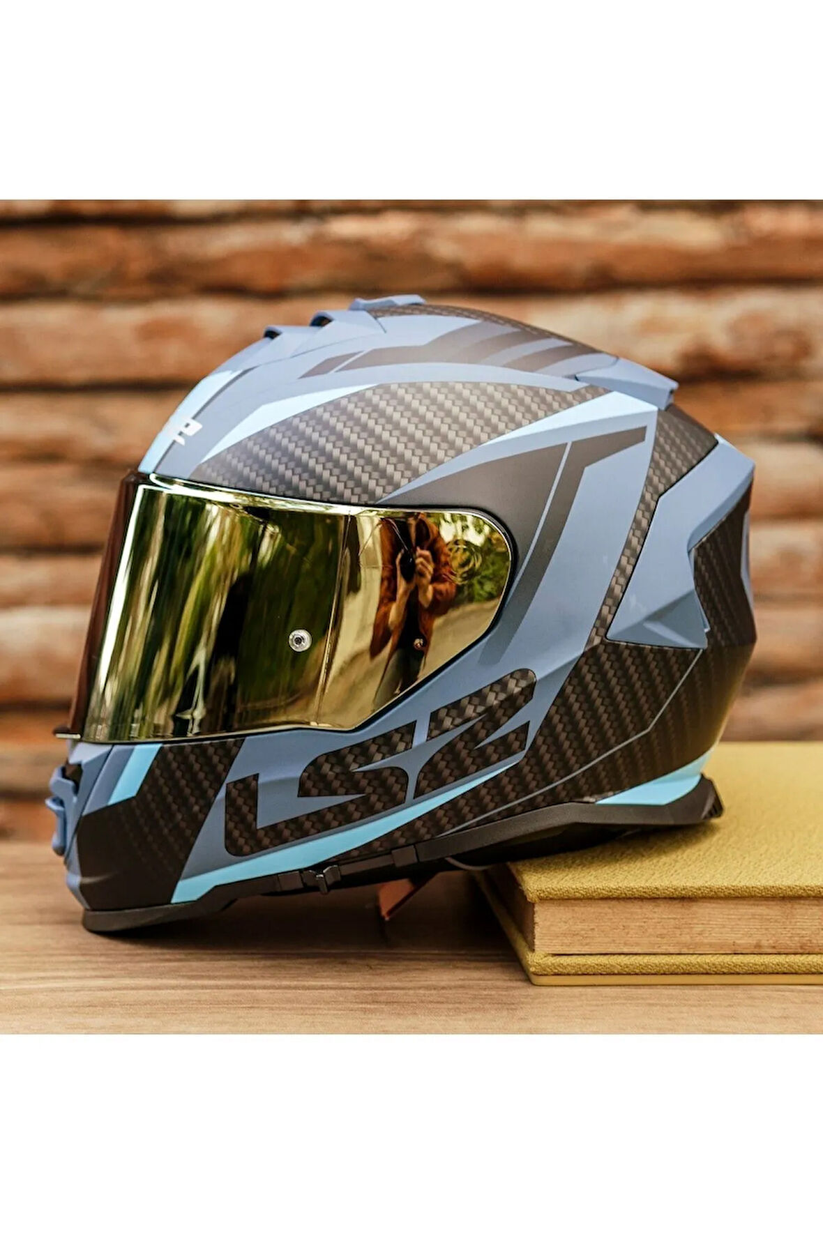 Storm 2 Racer Mat Mavi Kask