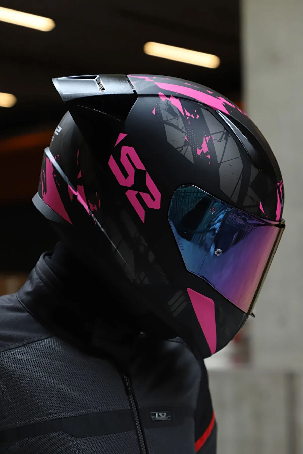 Rapıd 2 Race Palımnesıs Mat Siyah-pembe Kask
