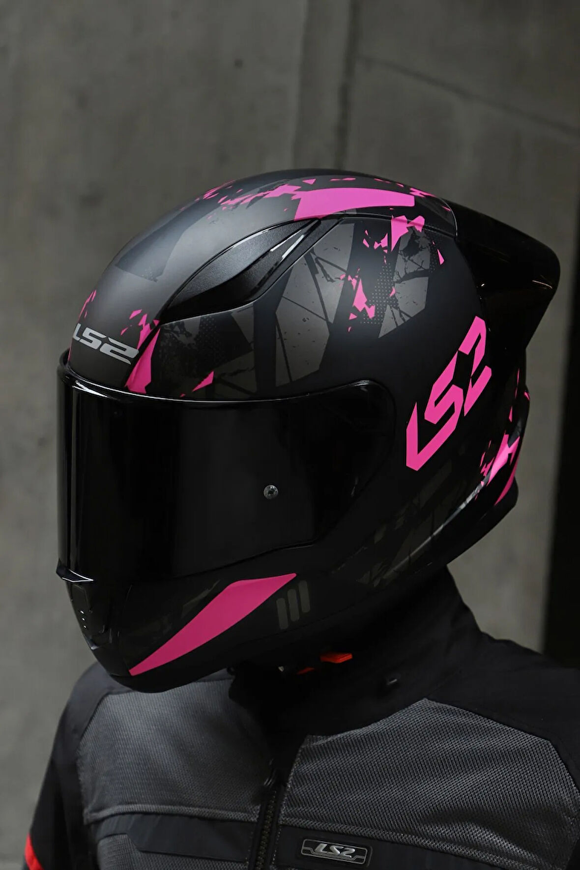 Rapıd 2 Race Palımnesıs Mat Siyah-Pembe Kask