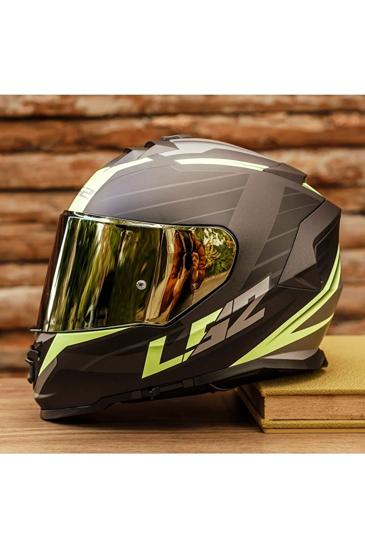 Storm 2 Nerve Mat Siyah-neon Sarı Kask