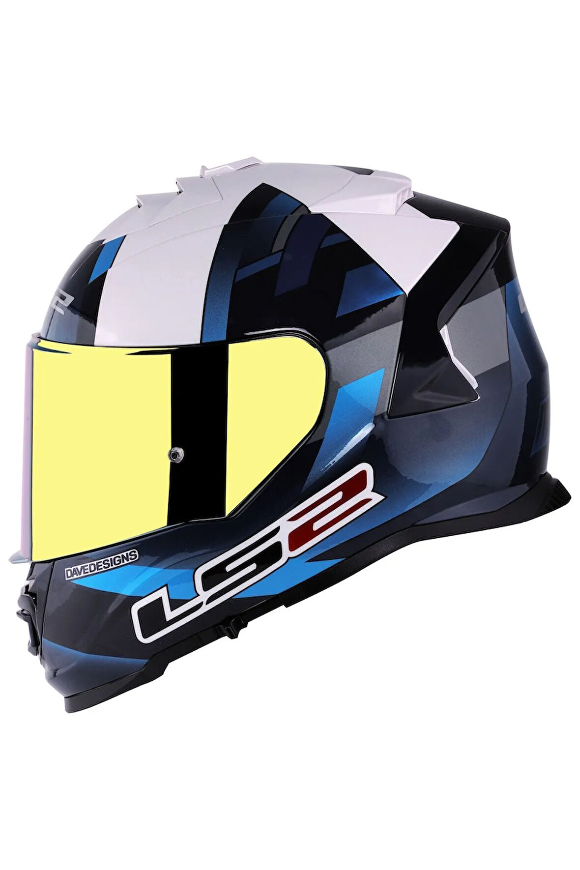 Storm Mcphee Mavi-beyaz Kask