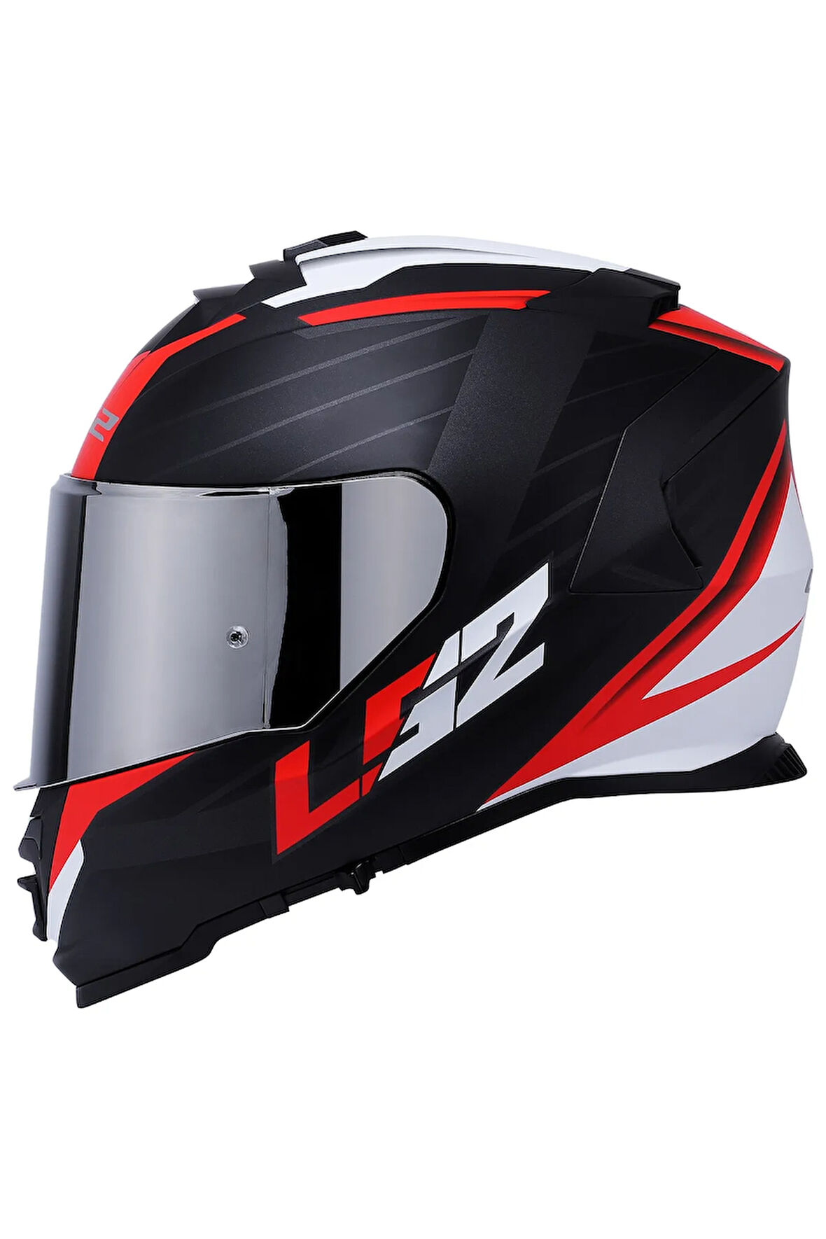 Storm 2 Nerve Mat Siyah-kırmızı Kask