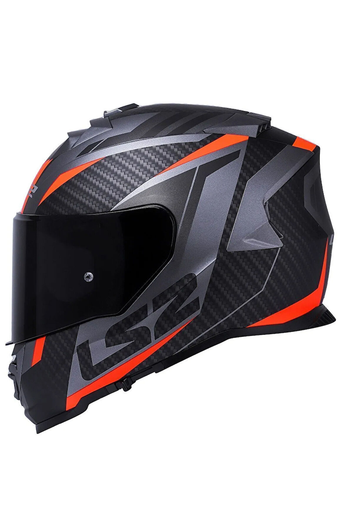 Storm 2 Racer Mat Tıtanıum-turuncu Kask