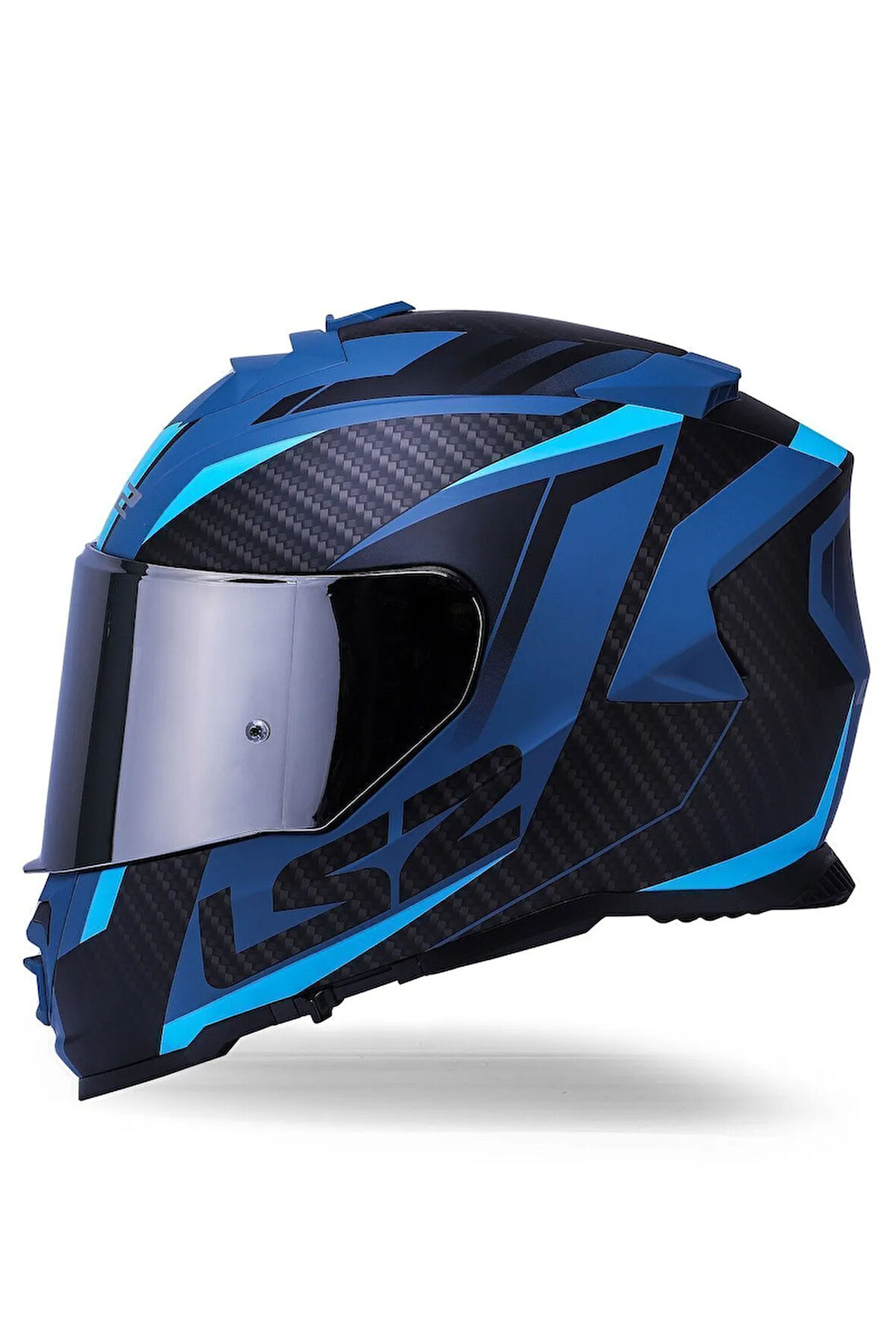 Storm 2 Racer Mat Mavi Kask