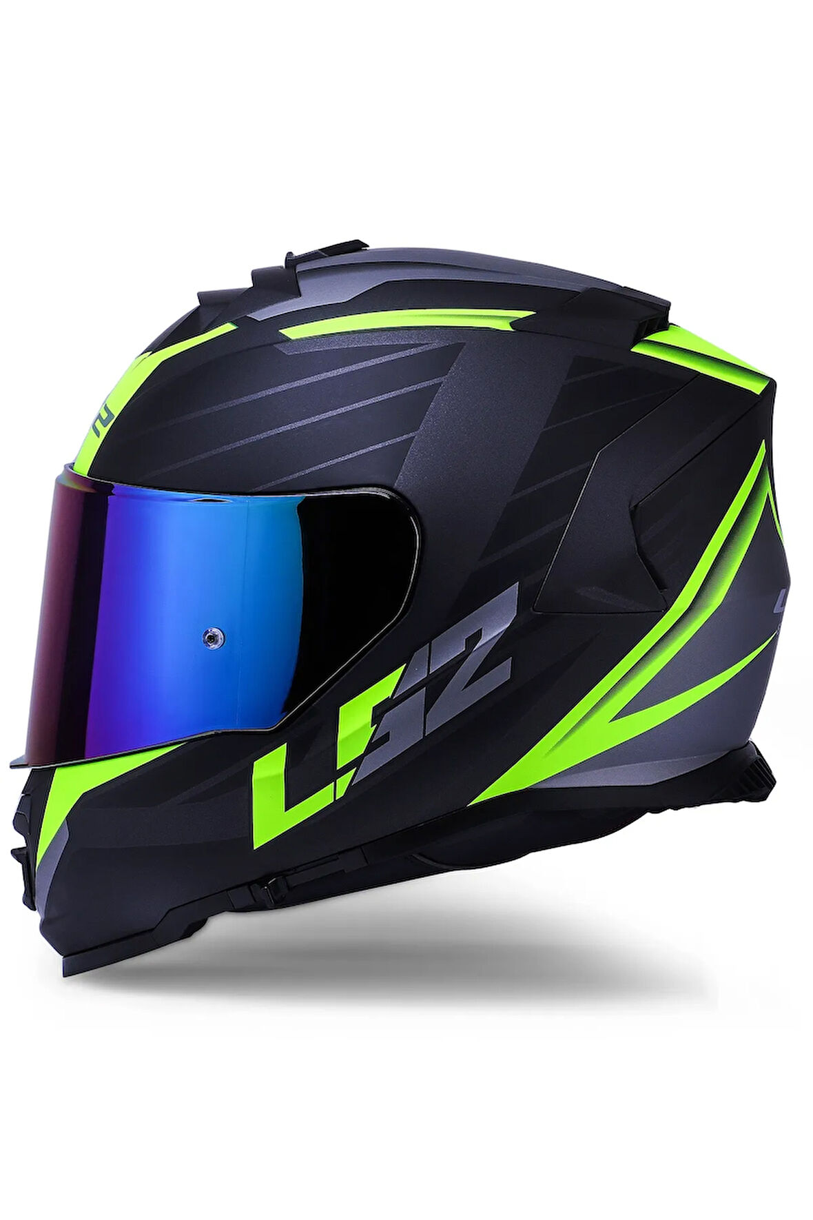Storm 2 Nerve Mat Siyah-neon Sarı Kask