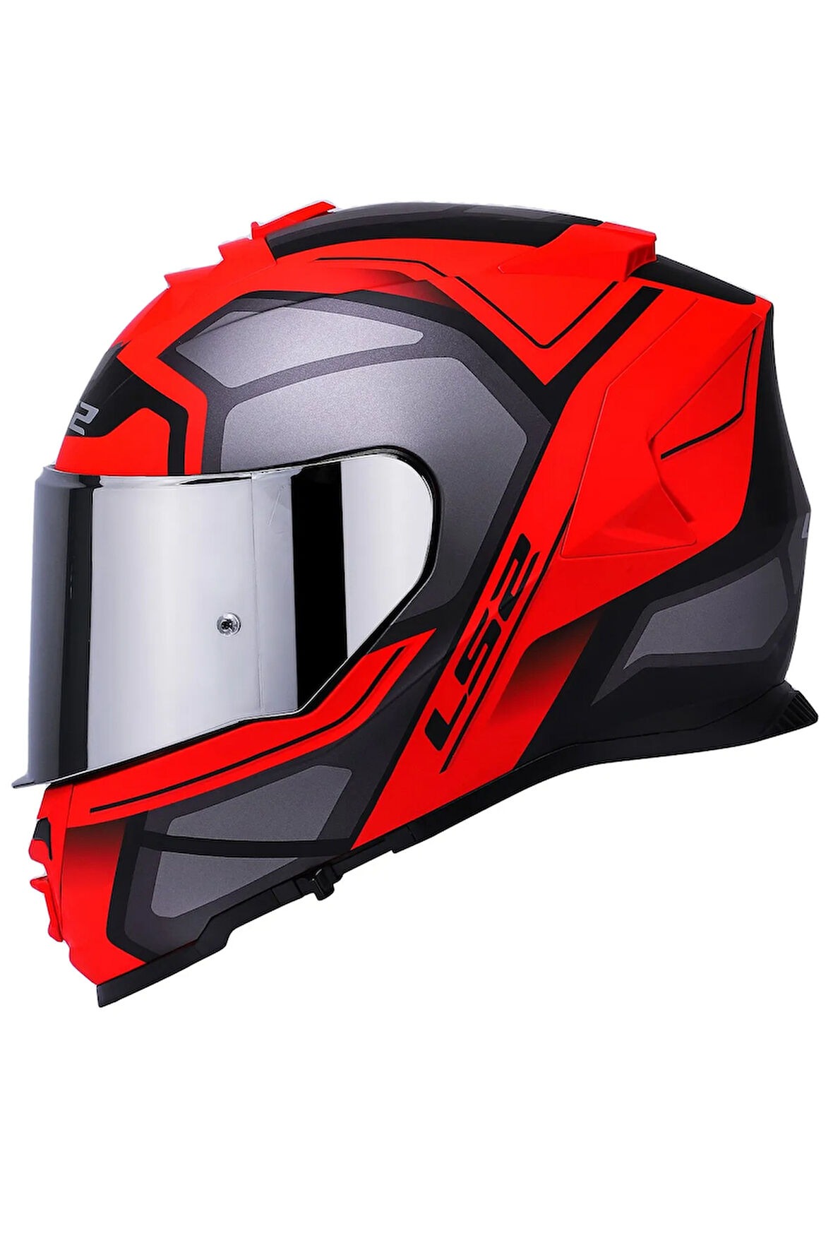 Storm Faster Mat Kırmızı-tıtanıum Kask