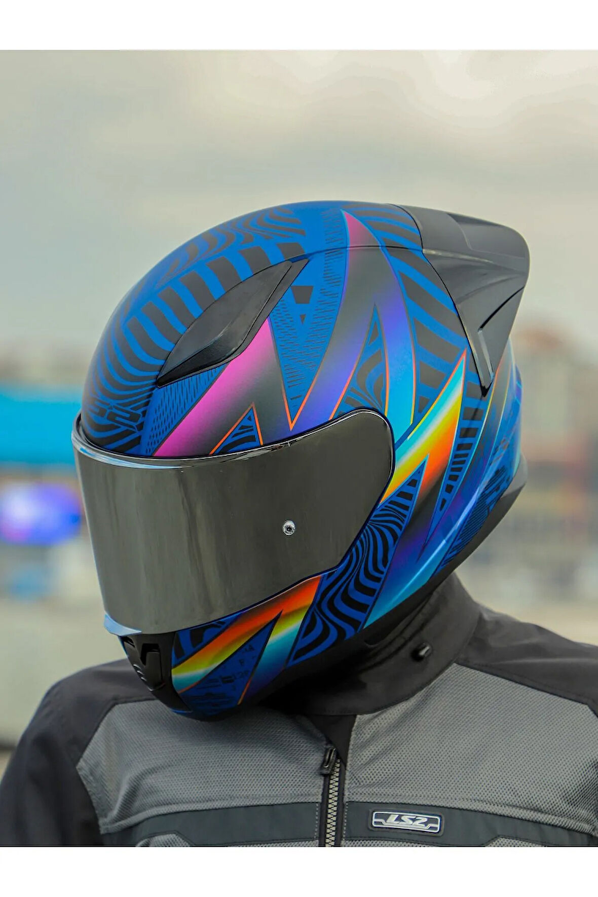 RAPID 2 RACE OPTIK MAT MAVİ-MOR KASK