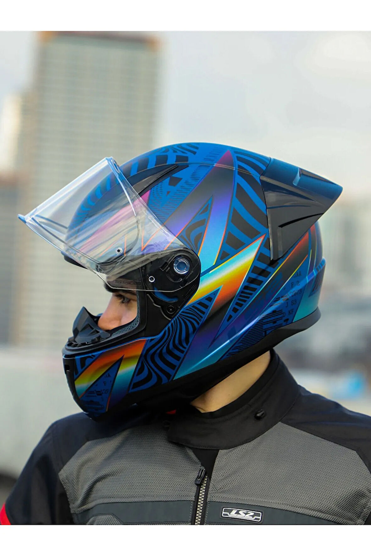 RAPID 2 RACE OPTIK MAT MAVİ-MOR KASK