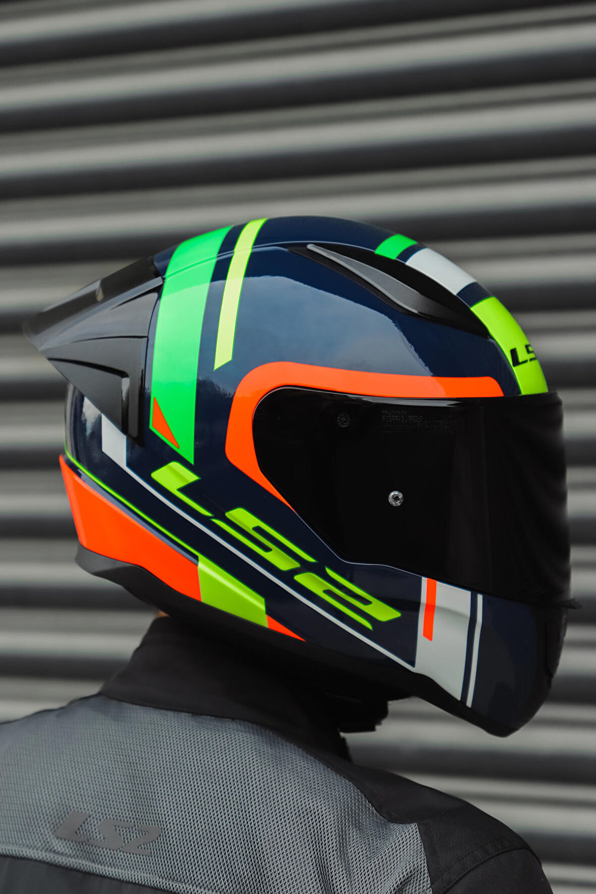 RAPID RACE CHOS MAVİ NEON TURUNCU KASK