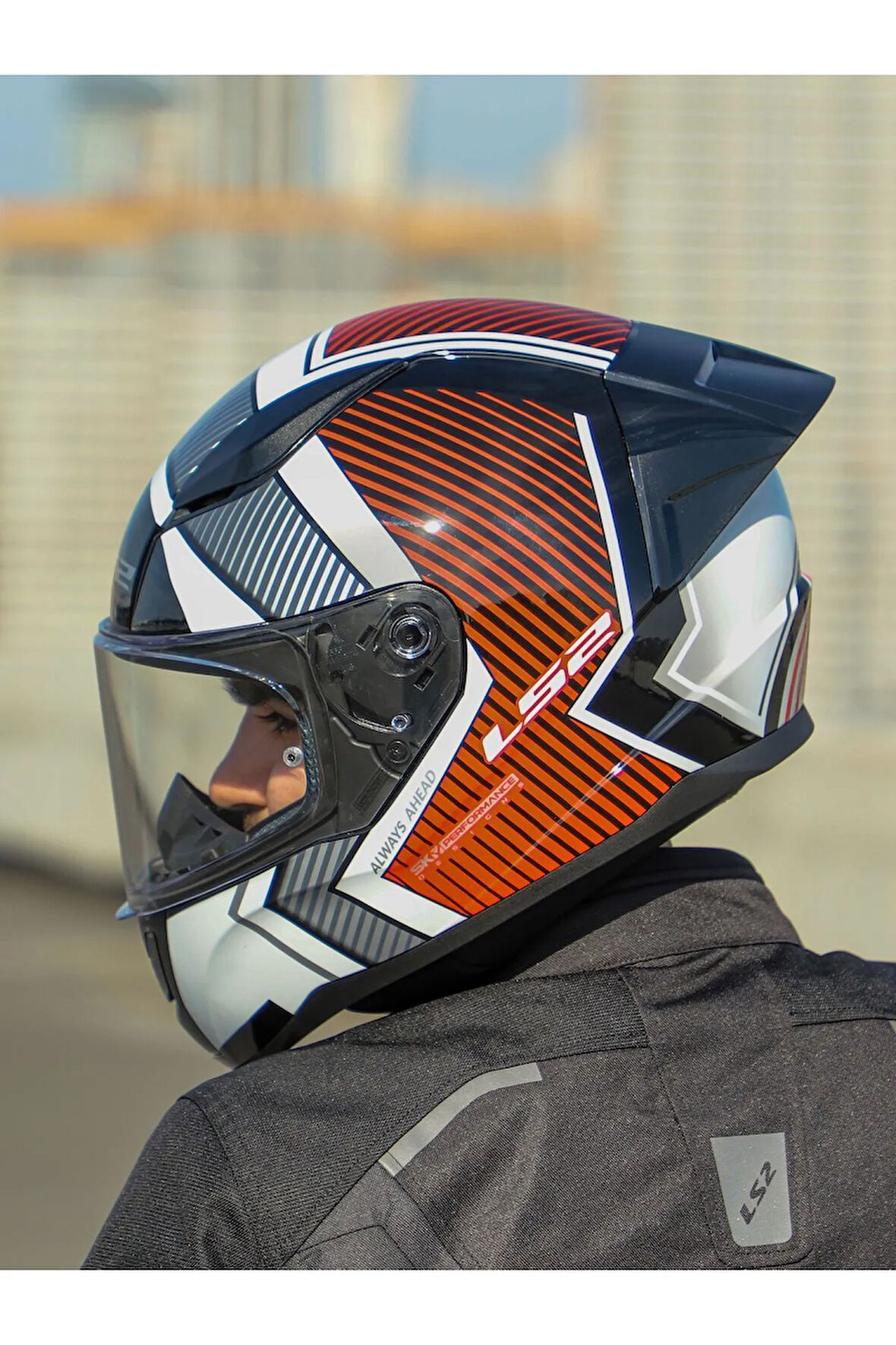 RAPID 2 RACE EXTRA BEYAZ-KIRMIZI KASK