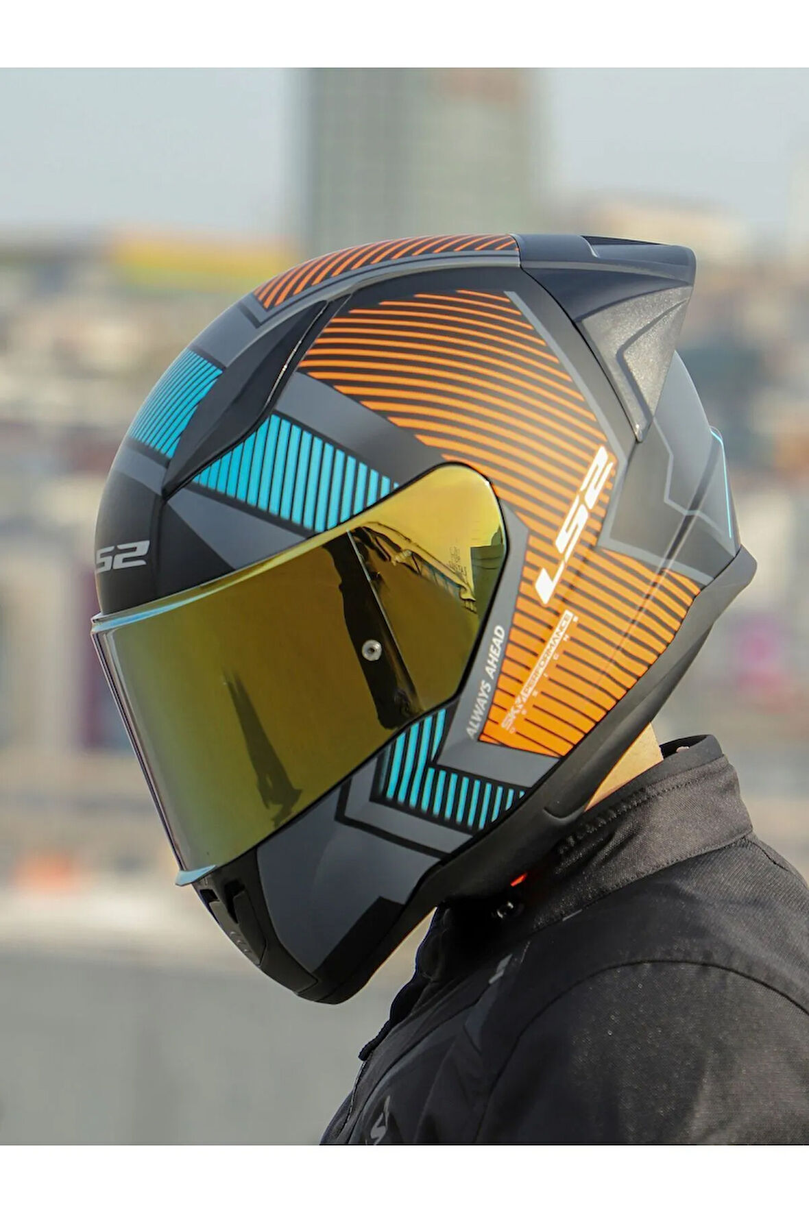 RAPID 2 RACE EXTRA MAT GRİ-NEON TURUNCU KASK