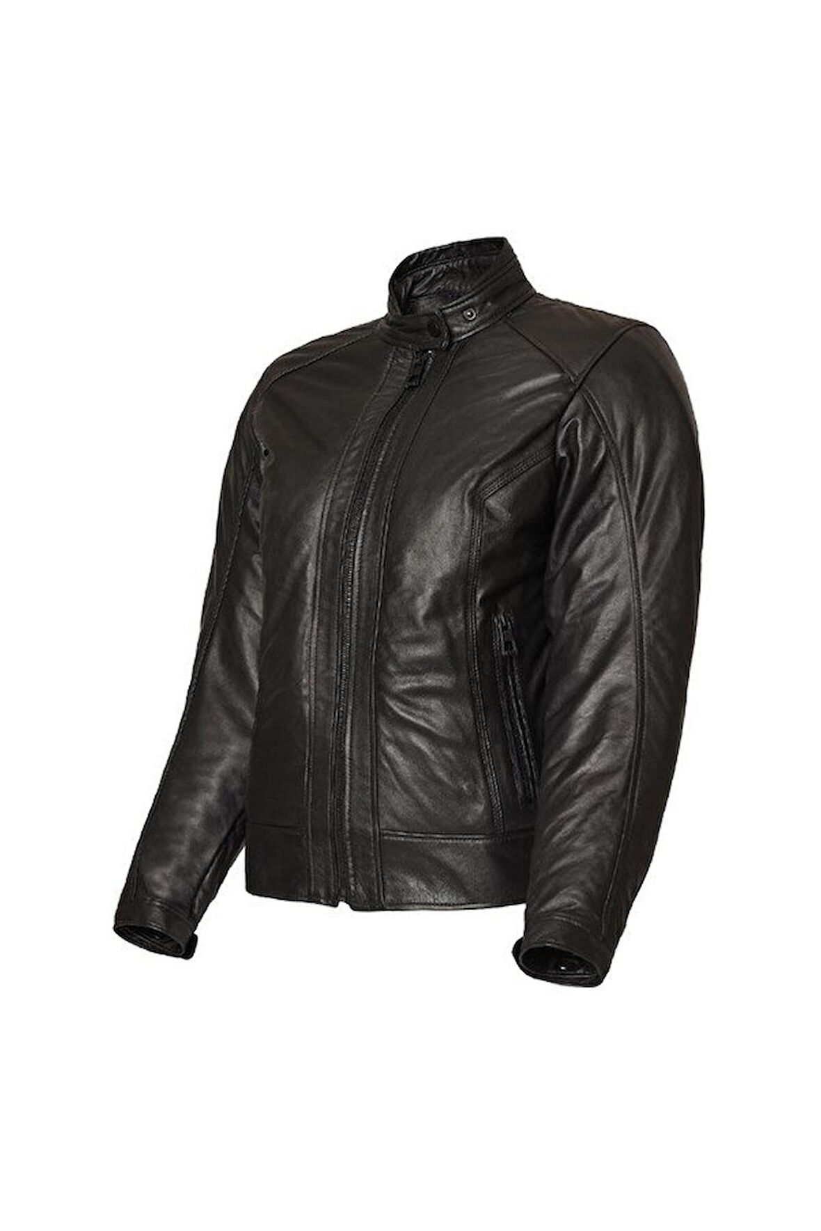 VEXO MOTO DERİ KADIN MONT SİYAH