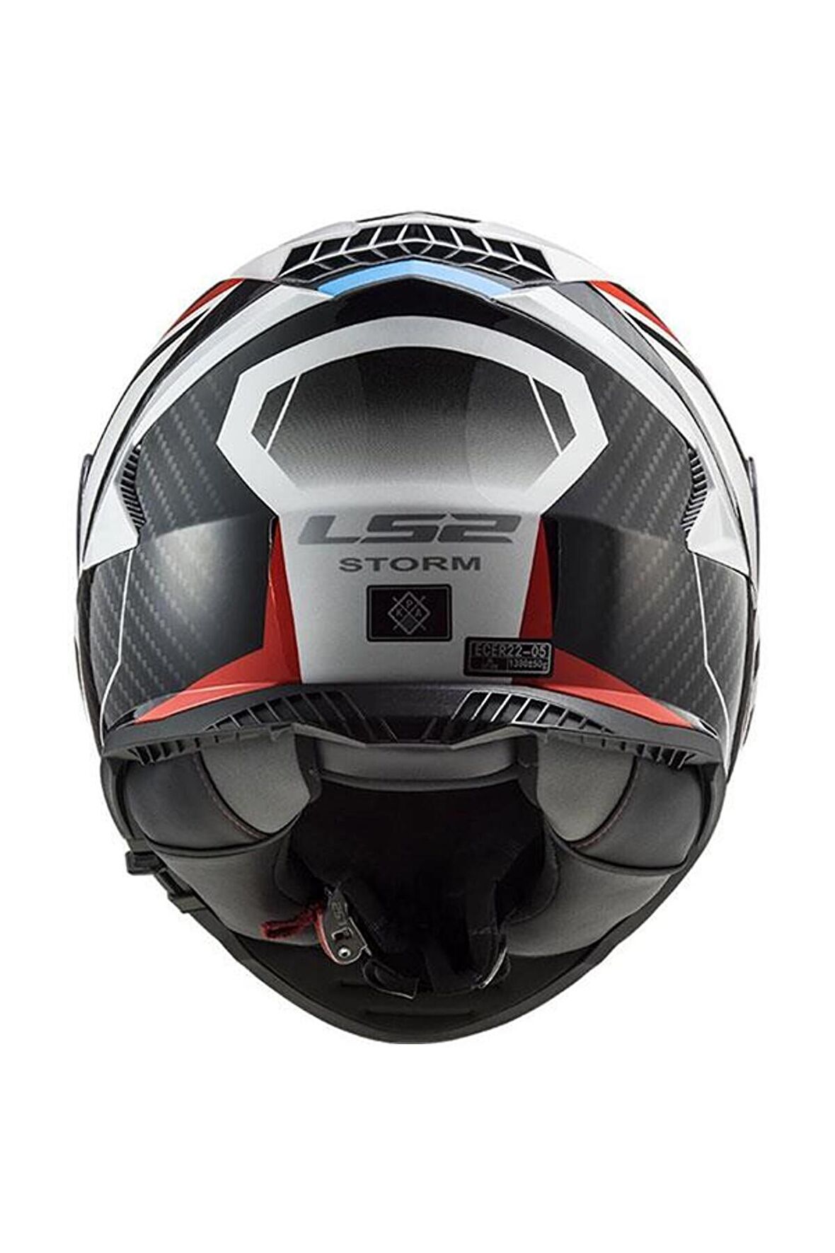 LS2 STORM 2 RACER MAVİ-KIRMIZI KASK