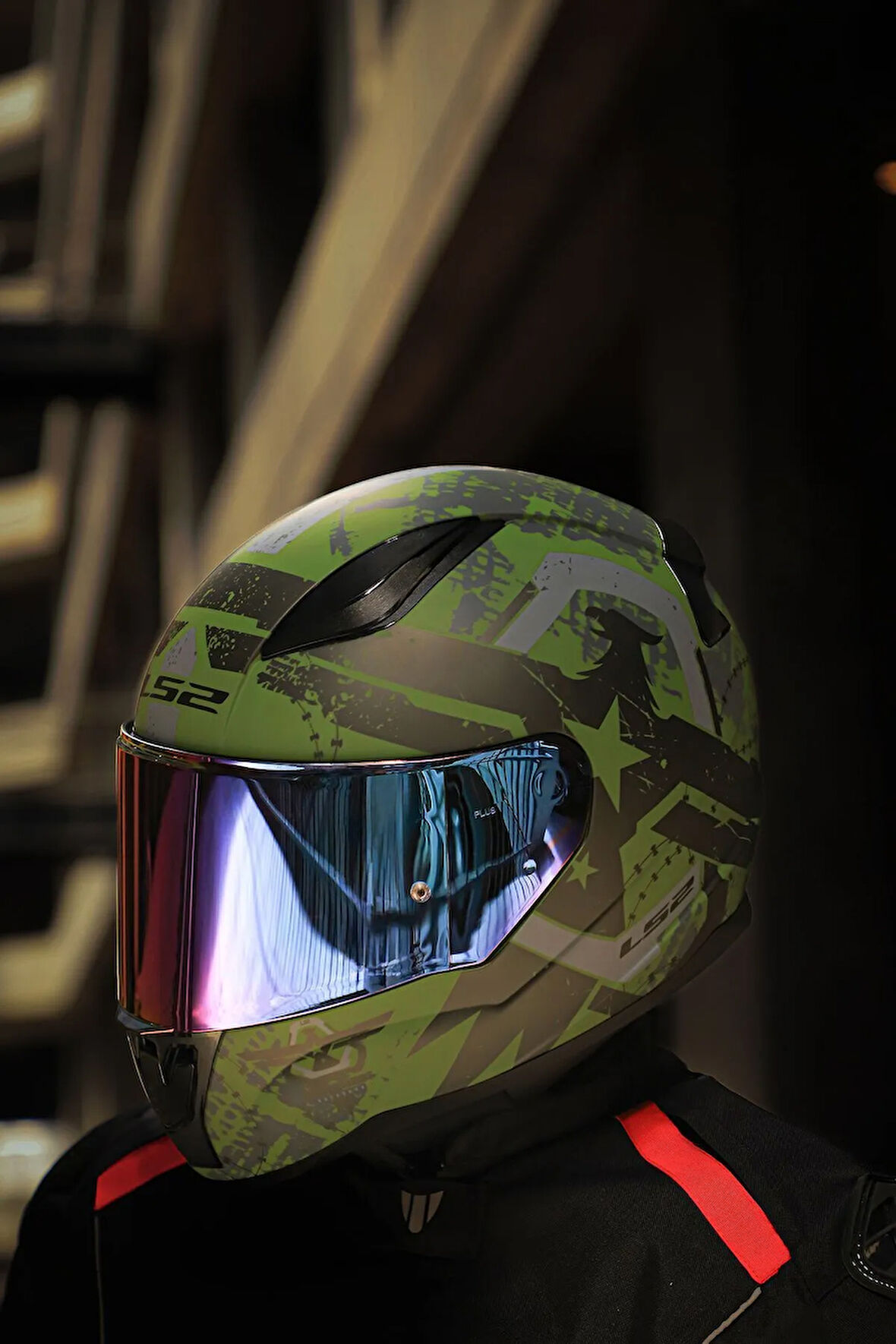 RAPID 2 THUNDER BIRDS MAT YEŞİL-SİYAH-GRİ KASK