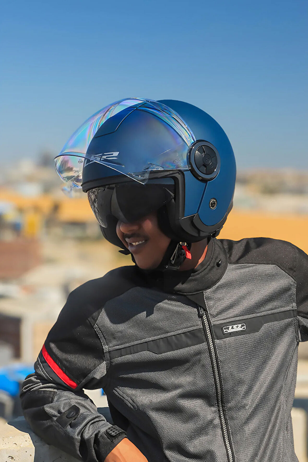 CLASSY MAT NAVY MAVİ KASK