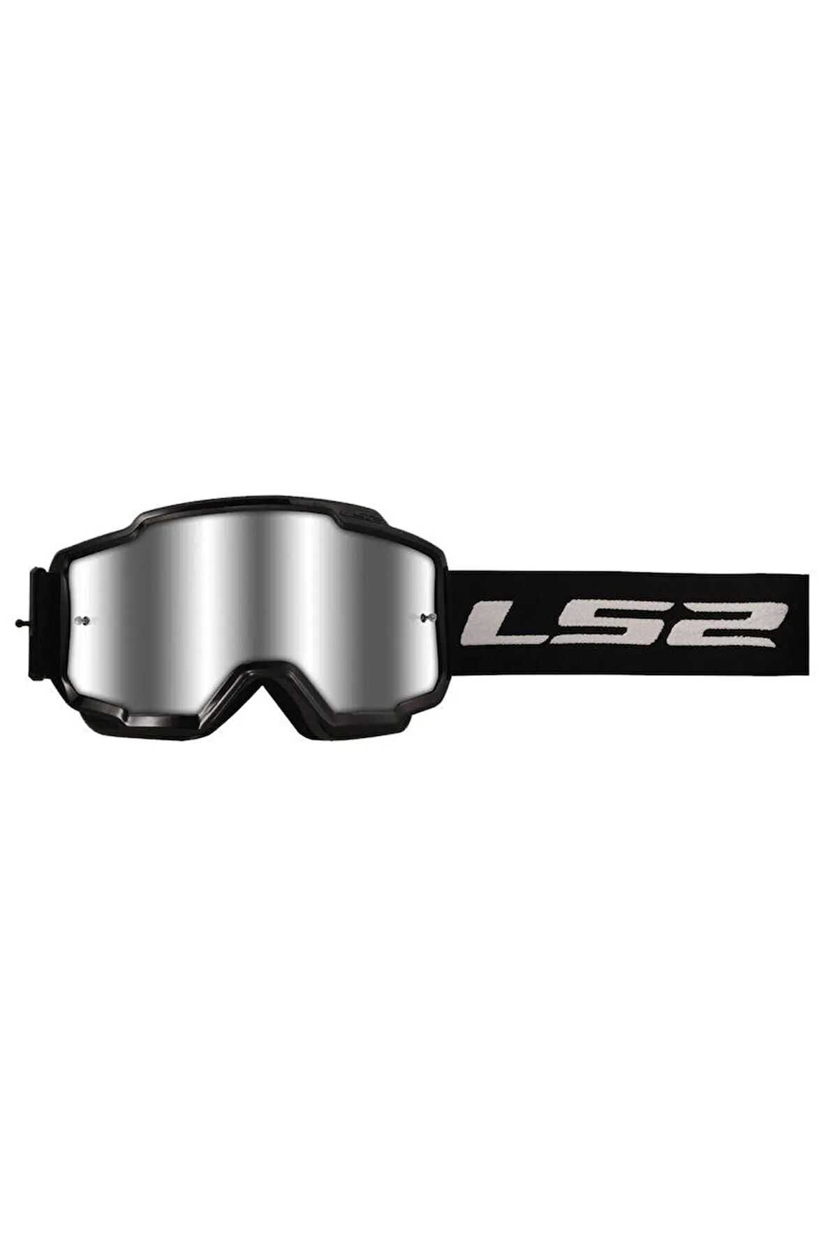 Charger Goggles Motokros Gözlük (IRIDIUM CAMLI) Siyah