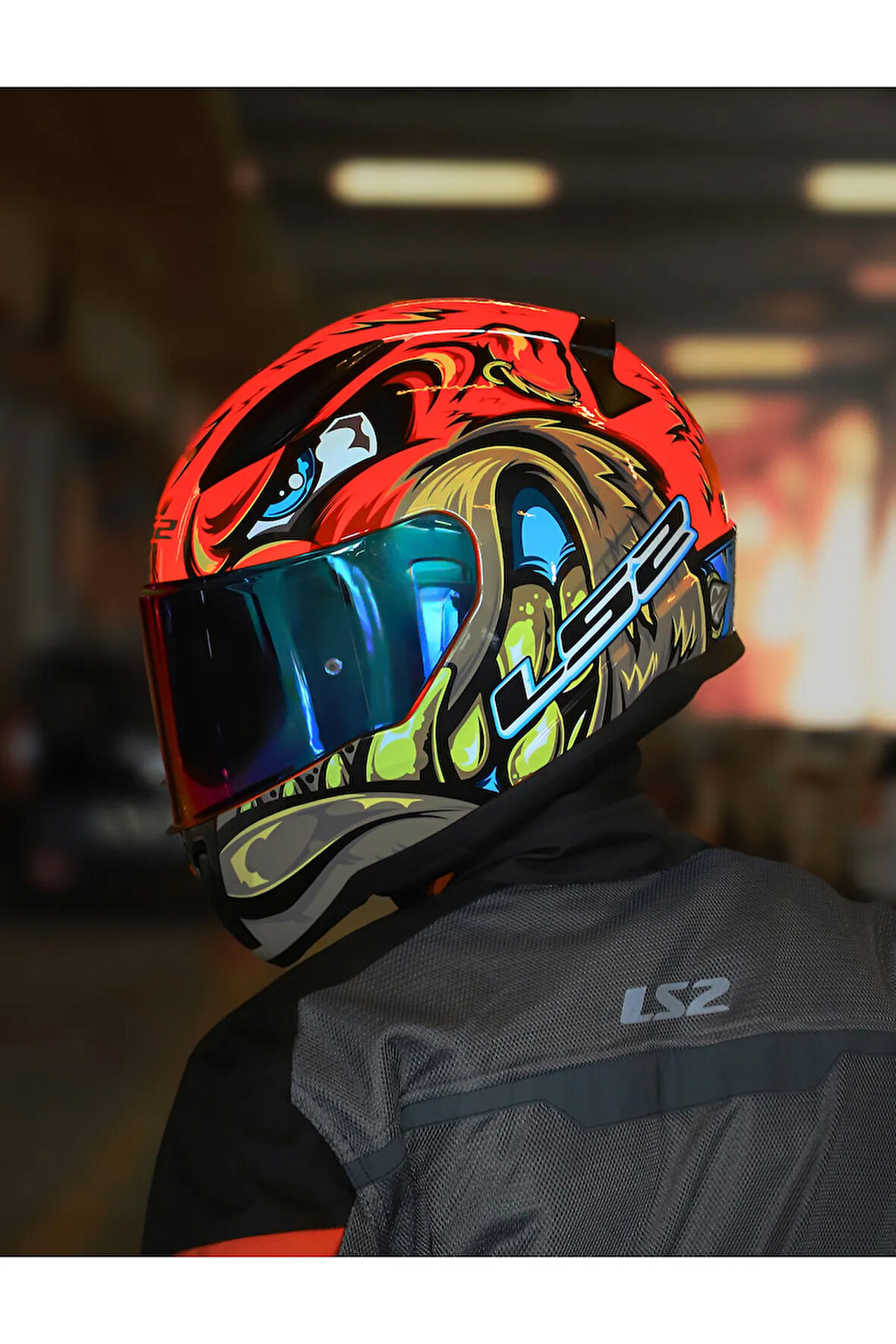 RAPID 2 SPOX KIRMIZI-GRİ KASK