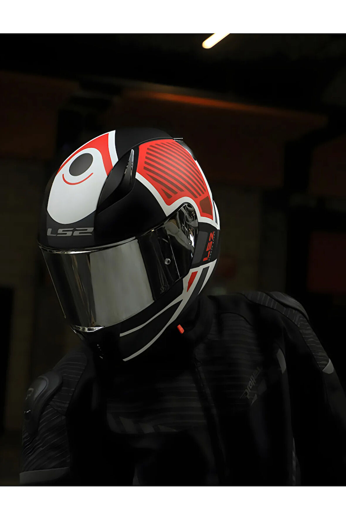 RAPID 2 GRID MAT BEYAZ-KIRMIZI KASK