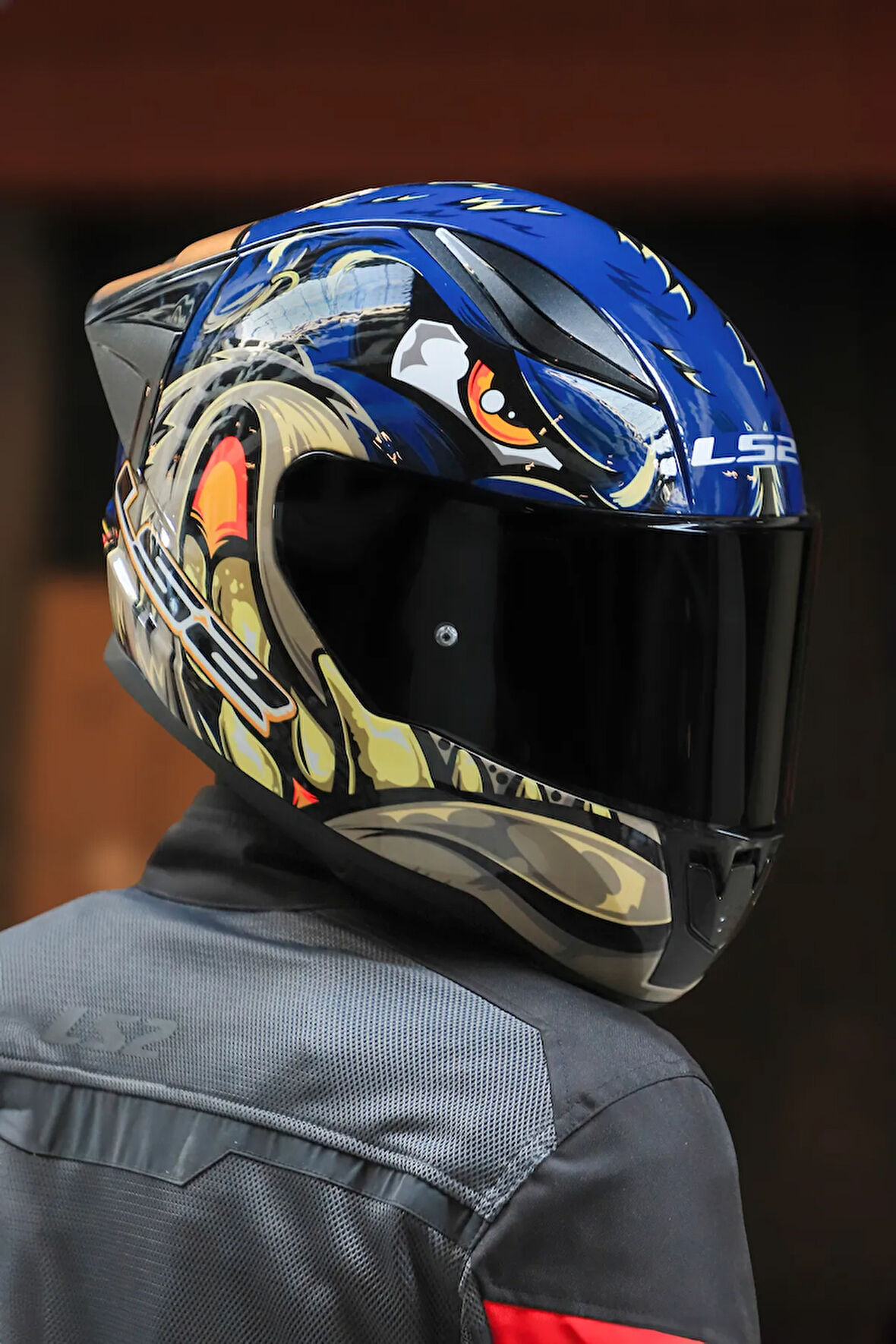 RAPID 2 RACE SPOX MAVİ-GRİ KASK