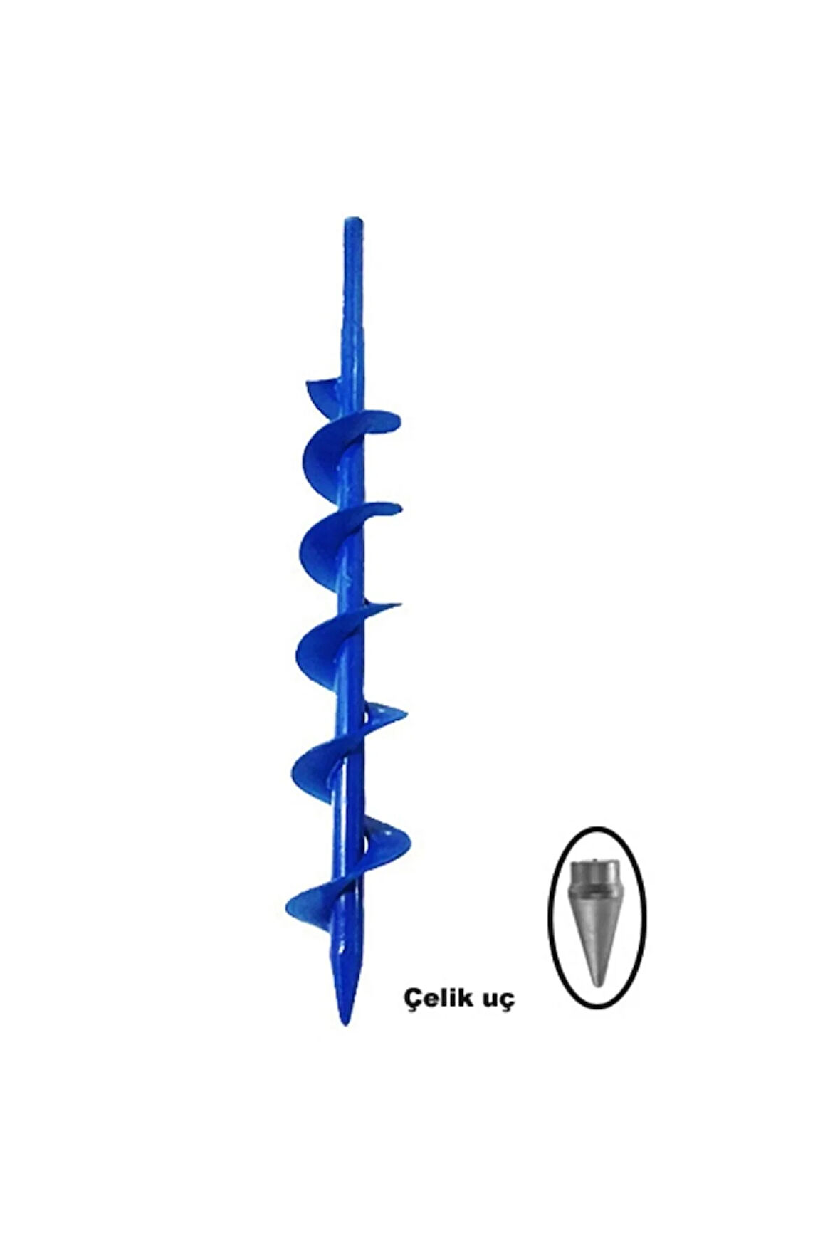 Motorlu Toprak Burgu Aparatı 15x80cm