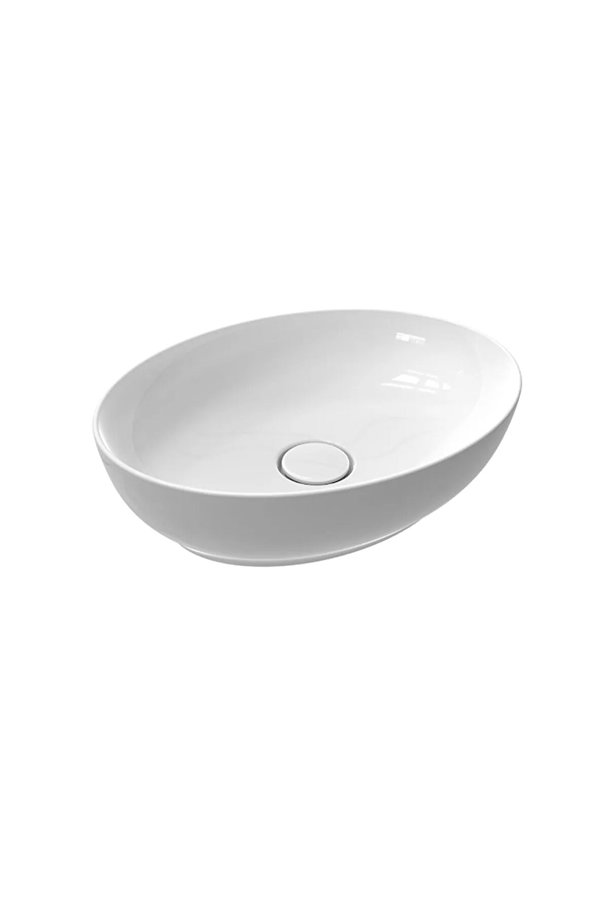 Motto Gövde Üstü Oval Deliksiz Lavabo 50 Cm