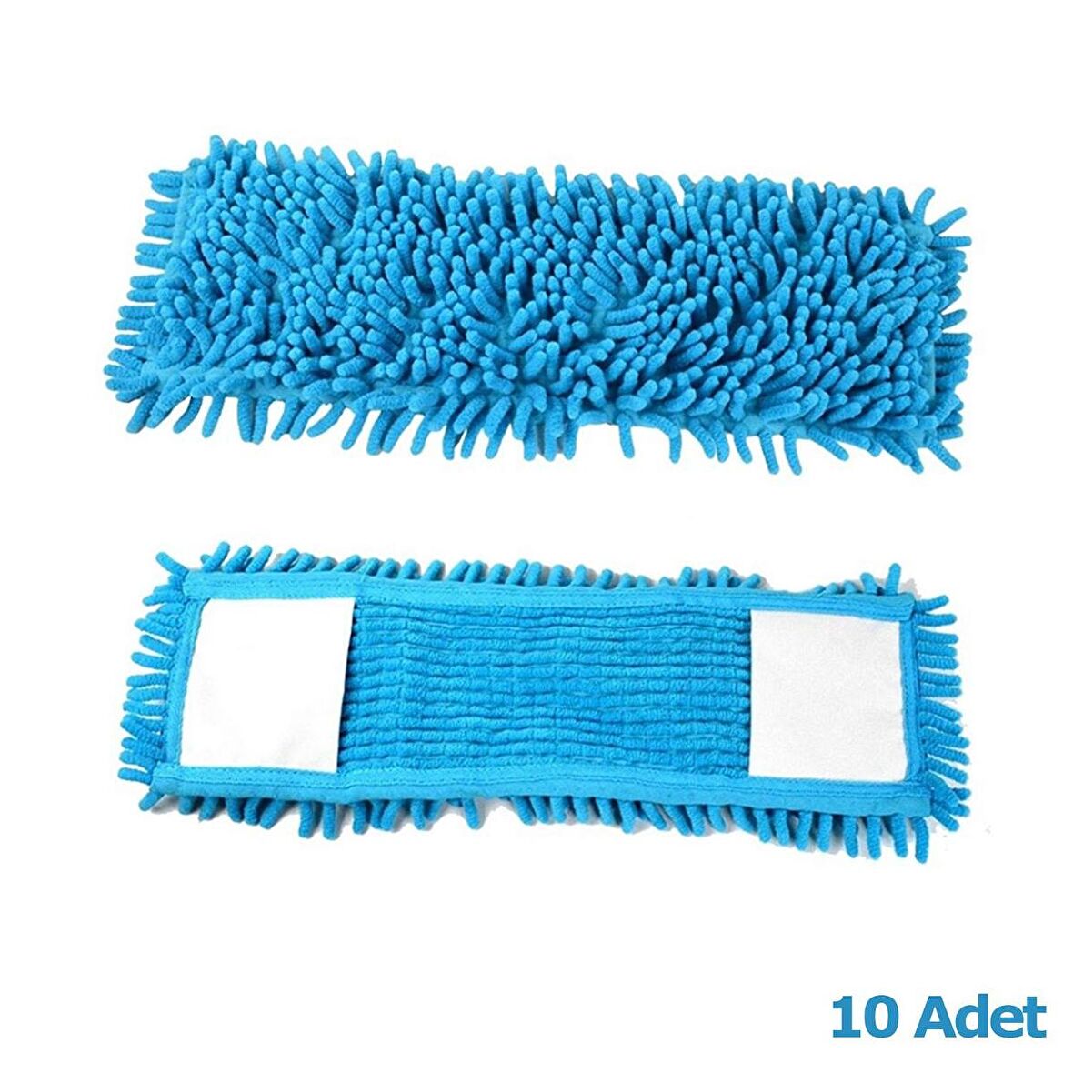 Cod-Ex Mikrofiber Islak Kuru Nemli Makarna Şönil Palet Tablet Mop Yedeği - 40 Cm. - 10 Adet