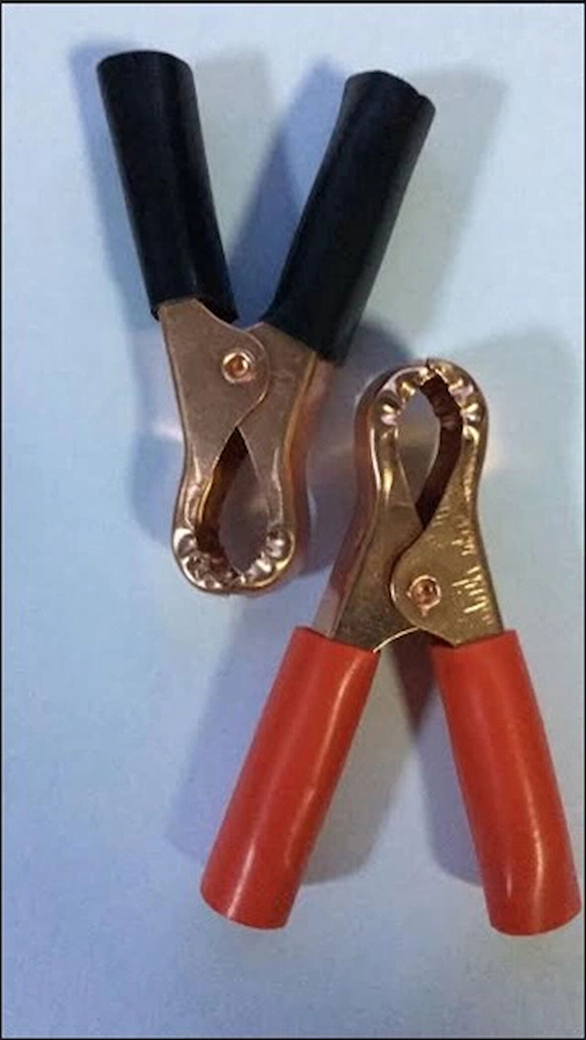 Mini Akü Maşası Küçük Boy Kırmızı Siyah