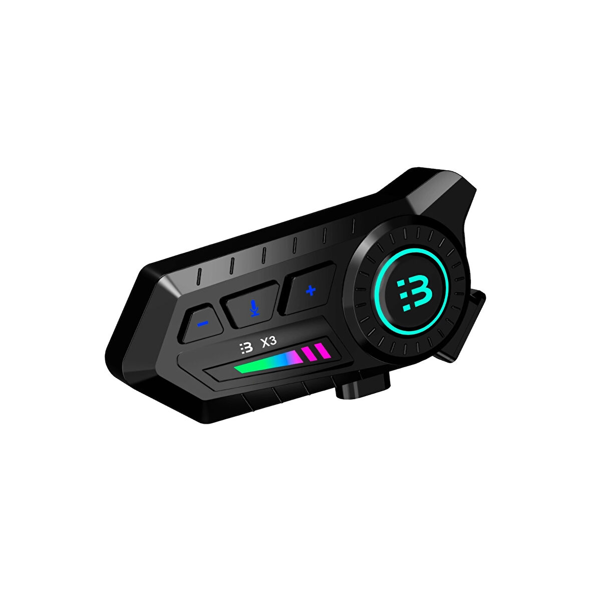 X3 Motor Kask Kulaklık Rgb Modlu Su Geçirmez 5.3 Bluetooth Intercom
