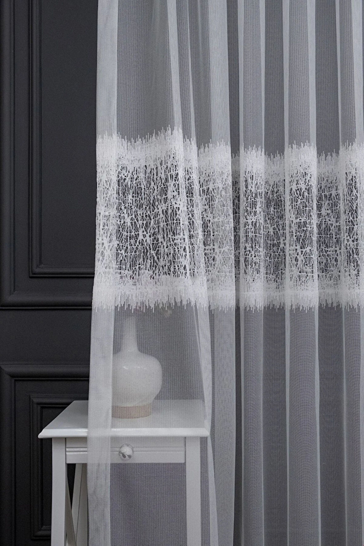 Ara Buzul Desen Yeni Tasarım Desen Tül Ütü Istemez 1e 3kat Pileli