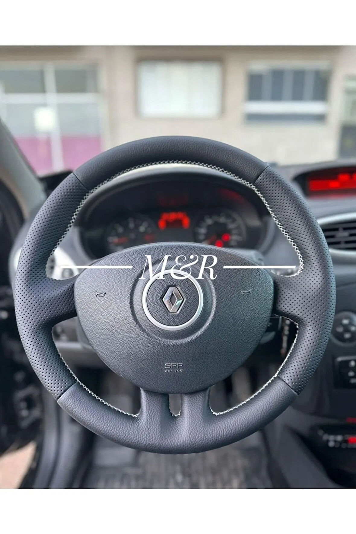 Renault Clio 3 Orijinal Kaplama Deri Direksiyon Kılıfı