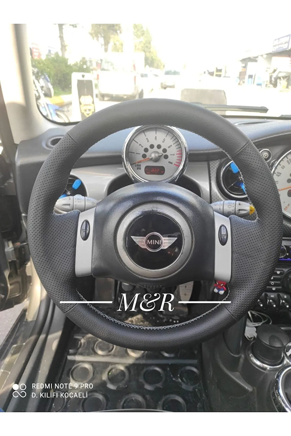 Mini Cooper Orijinal Kaplama Deri Direksiyon Kılıfı