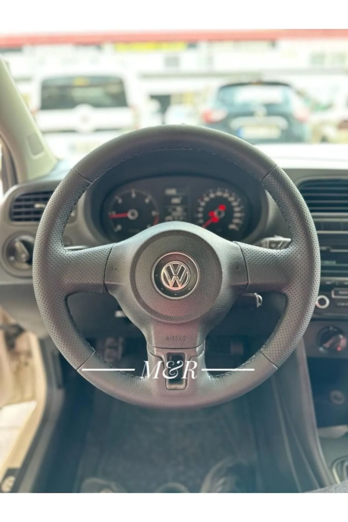 Volkswagen Caddy Orijinal Kaplama Deri Direksiyon Kılıfı