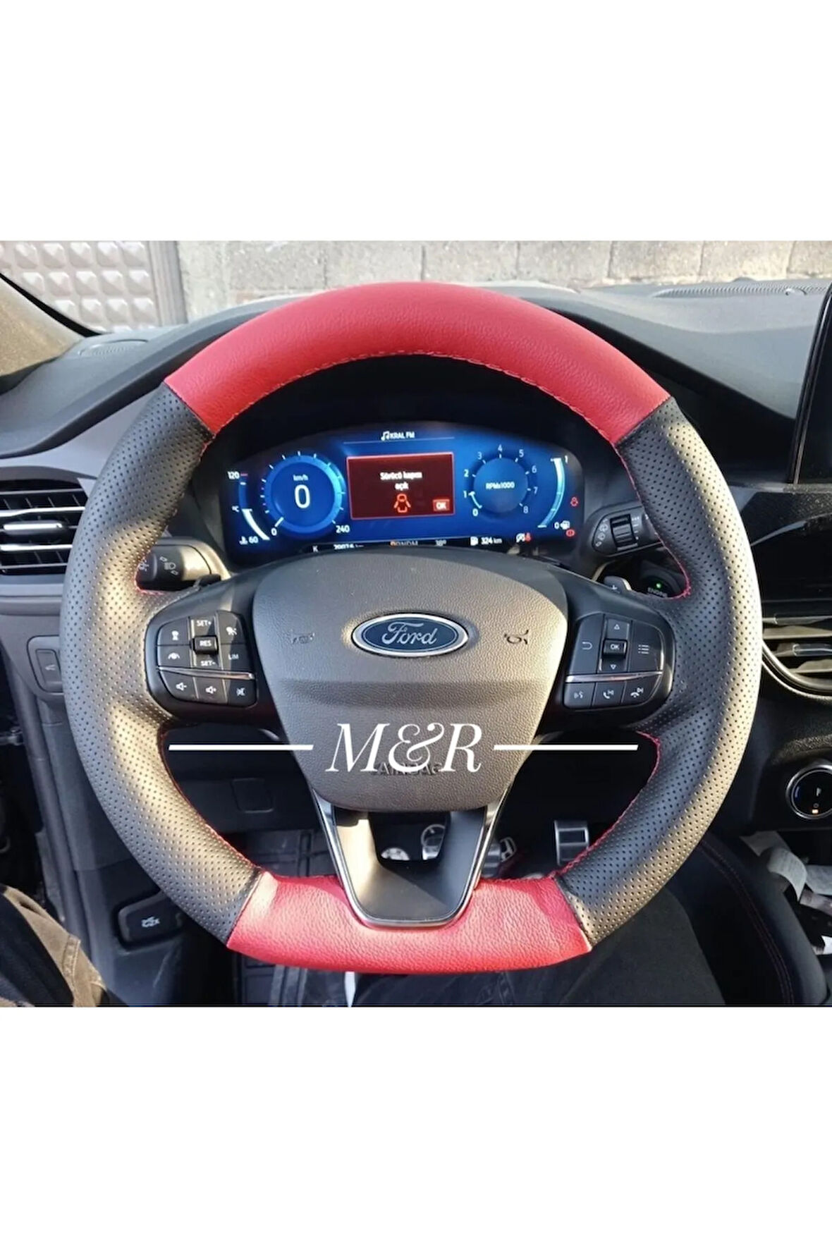 Ford Kuga Kaplama Deri Direksiyon Kılıfı