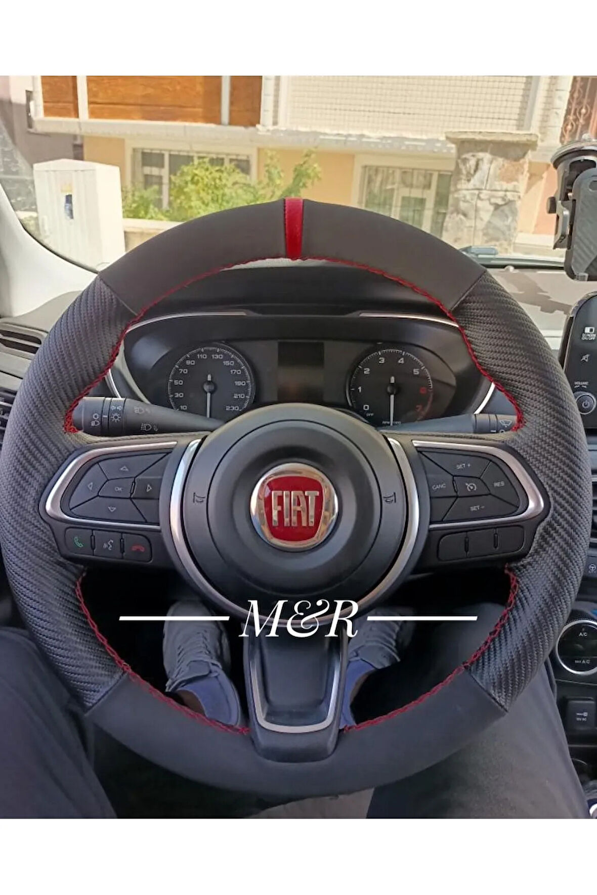 Fiat Egea Orijinal Kaplama Deri Direksiyon Kılıfı