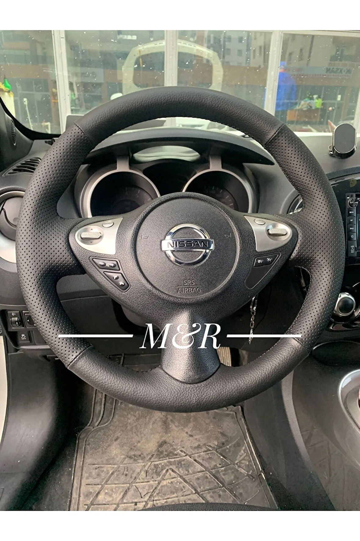 Nissan Juke Orijinal Kaplama Deri Direksiyon Kılıfı