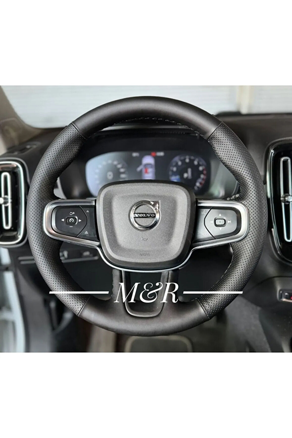 Volvo Xc 40 Araca Özel Orijinal Kaplama Deri Direksiyon Kılıfı