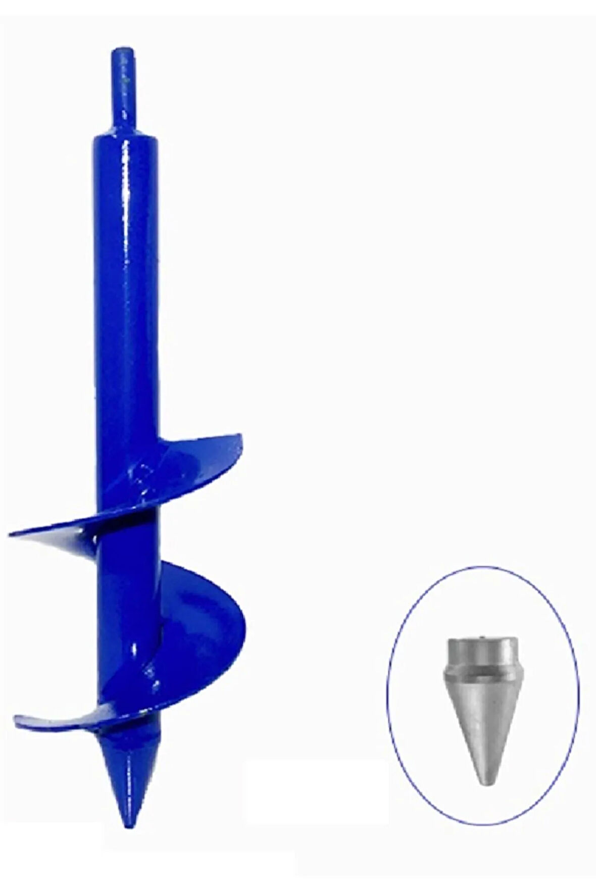 Toprak Burgu Makinesi Fide Dikme Matkap Uçlu 32x10 Cm
