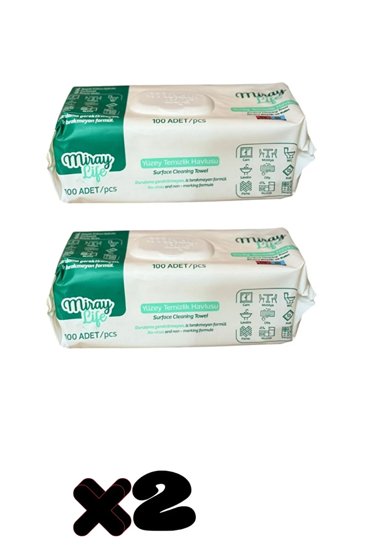 Yüzey Temizleme Havlusu 2X100 yaprak